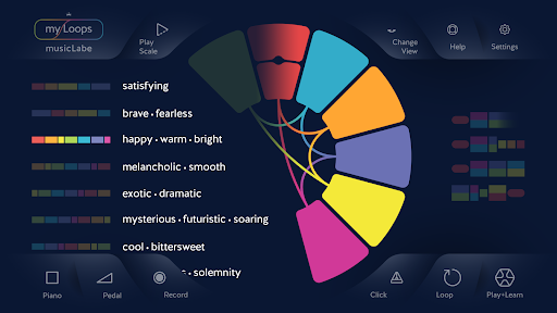 Android application musicLabe: make music freely screenshort