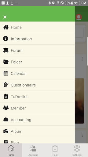 Android application CircleSquare screenshort