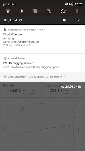 WLANThermo Companion Classic Screen 2