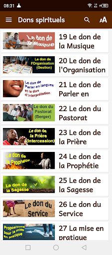 Dons spirituels Screen 3