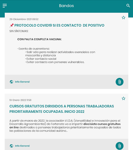 Miedes Informa Screen 2