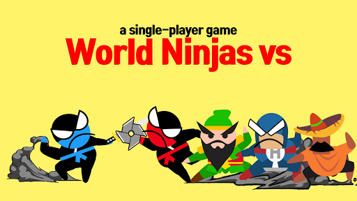 Jumping Ninja Battle 2 Player - Action - games