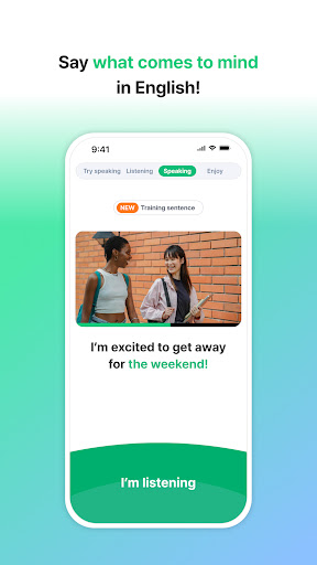 Screenshot of Plang: AI English Speaking