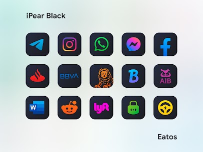 iPear Black Icon Pack APK (Patched/Full) 7