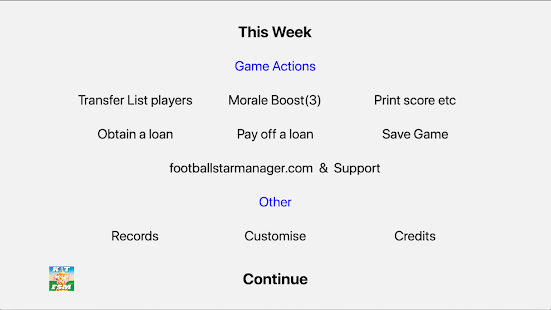 Kevin Toms Football * Manager Screenshot