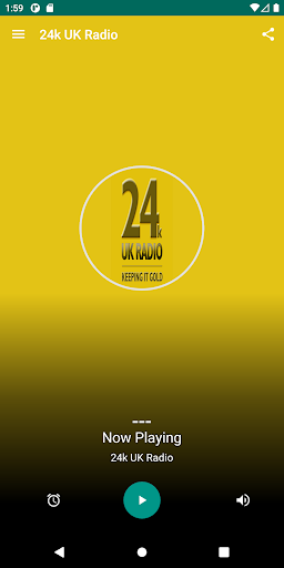 Android application 24k UK Radio screenshort