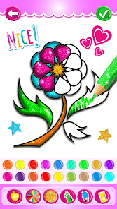 Captura 6 Colorear flores y dibujar para android