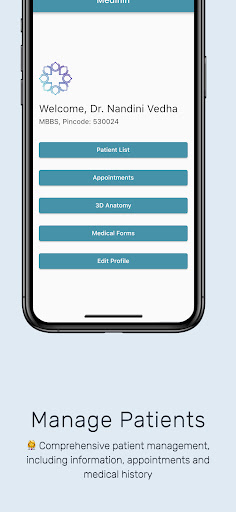 Medinin Doc: Patient Manage Screen 2