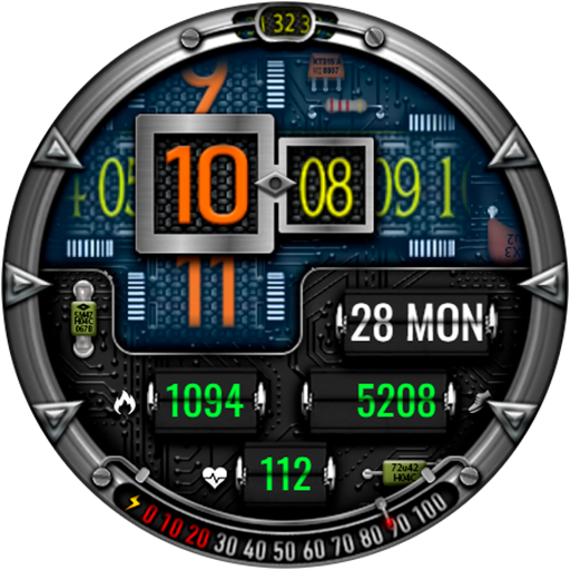DIGI DEVEL URX58 Watch face screenshot 21