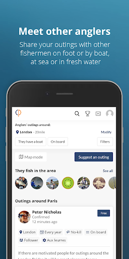 Android application FishingTheSpot screenshort
