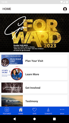 Christs Touch Ministries Screen 2