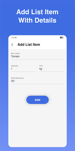 Kraysuchi - Shopping List App Screen 3