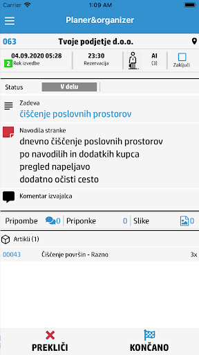 dotBusiness.organizer Screen 2