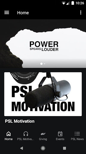 Android application Power Speaks Louder screenshort
