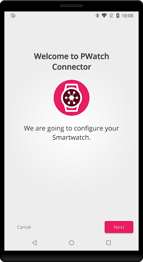 Android application PWatch Connector screenshort