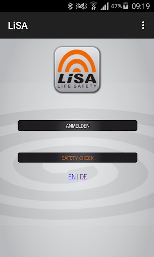 Android application LiSA screenshort