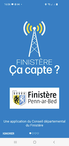 Android application Ça capte ? screenshort