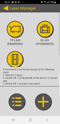 Topcon Laser Manager screenshot 2