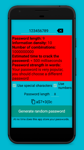 Password Check - Check the Str