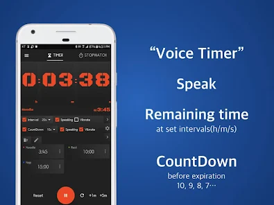 Speaking Timer Voice Stopwatch - Apps on Play