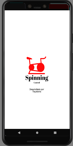 Android application SpinningControl App-V100 screenshort