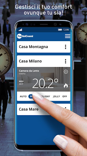 Android application Intelliclima+ screenshort