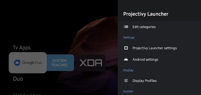 Projectivy Launcher Screenshot