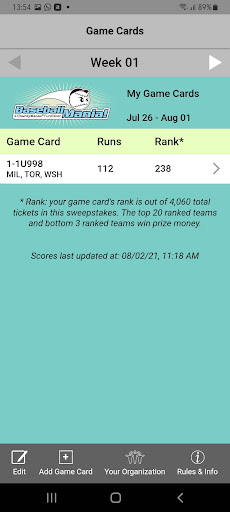 BaseballMania Fundraisers Screen 3