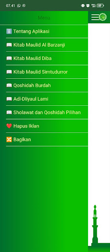 Kitab Maulid Lengkap Screen 2