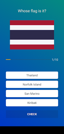 Flag Quiz Screen 2