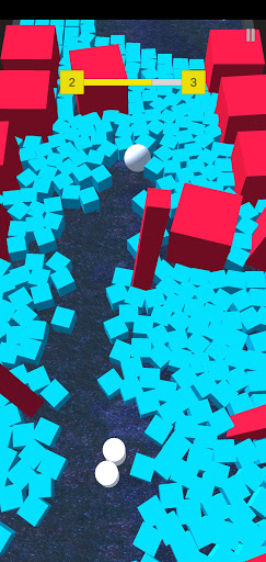 Color Bump Ball Push 3D