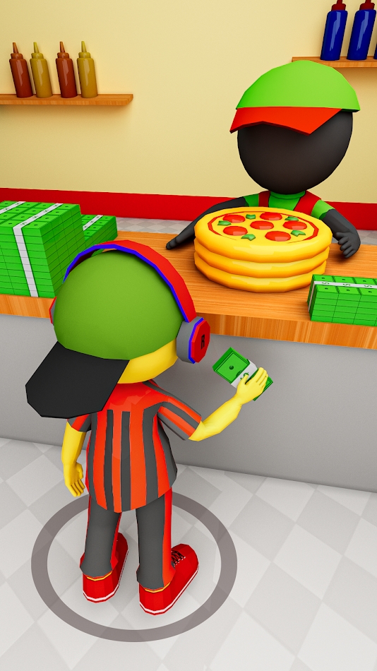 #4. Crazy Pizza Games: Idle Tycoon (Android) Podle: Vine Gamers Inc.