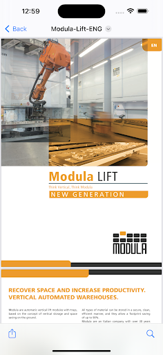 Modula Marketing APP Screen 3