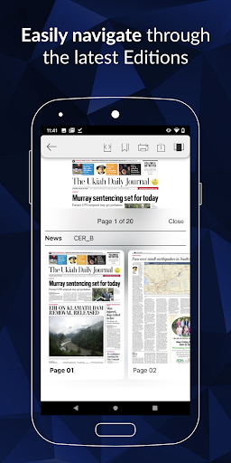 Ukiah Daily Journal e-Edition Screen 2