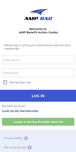 Android application AMP BAC screenshort