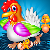 Poultry Farm Factory and Village Farming Simulator icon