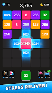X2 Numers Blocks 2048