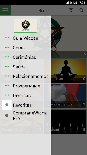 Android application e Wicca: aplicativo Wicca e br screenshort