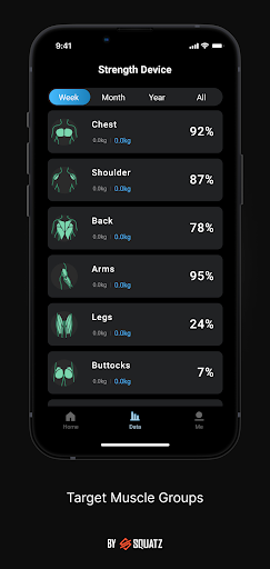 Android application FITZ by SQUATZ screenshort