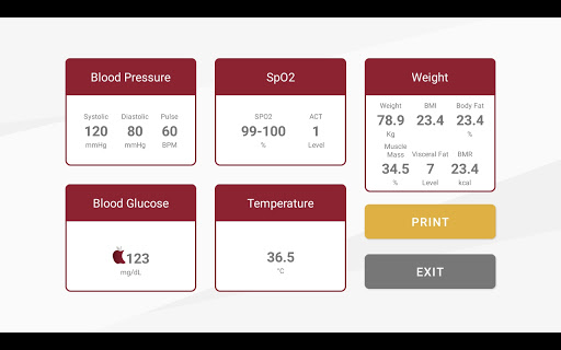 Health Station Screen 3