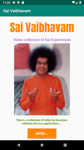 Android application Sai Vaibhavam screenshort