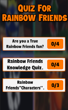 Quiz For Rainbow Friendsのおすすめ画像1
