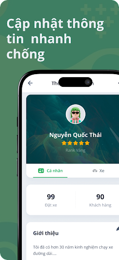 Android application XẾ ƠI! Thuê Xế phù hợp với bạn screenshort