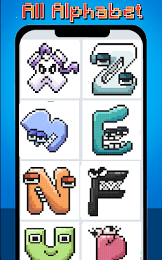 Alphabet Color By Number Paint - Screenshot 2