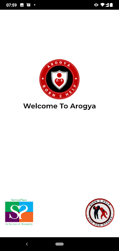Android application Born2Help Arogya Telehealth screenshort