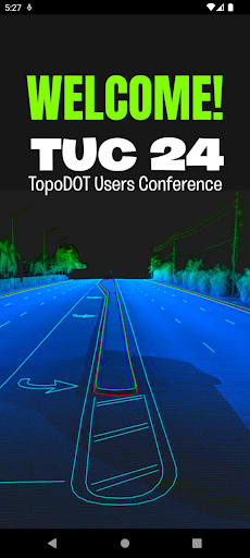 Android application TopoDOT Users Conference screenshort