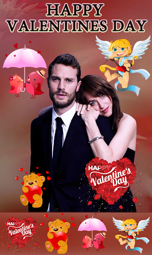 Android application Valentine Photo Editor screenshort