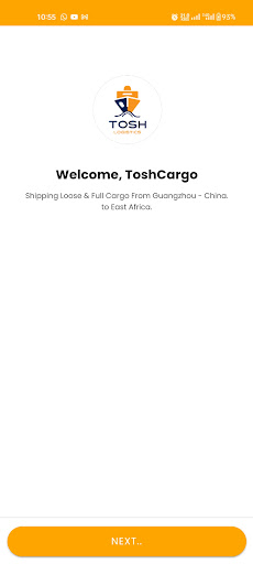 Android application ToshCargo screenshort