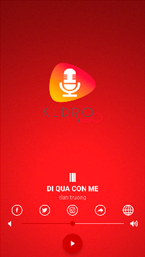 Android application Caldero Radio screenshort