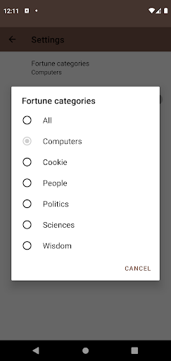 Fortunes Unix Cookie Screen 3